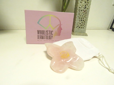 Rose Quartz Butterfly Guasha